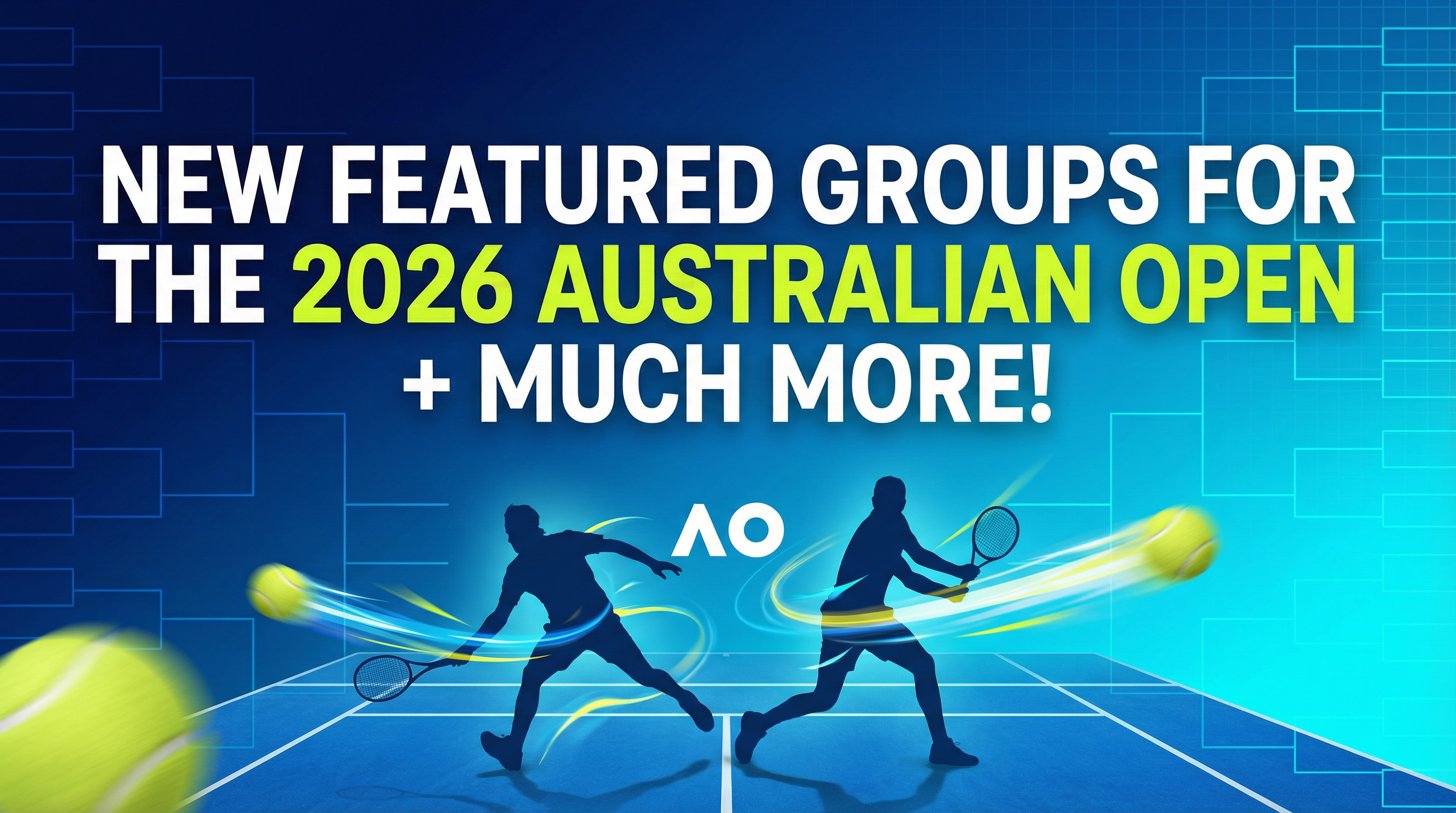 Featured image for article: Bracket Challenges for the 2026 Australian Open + Upgrades to Brckt