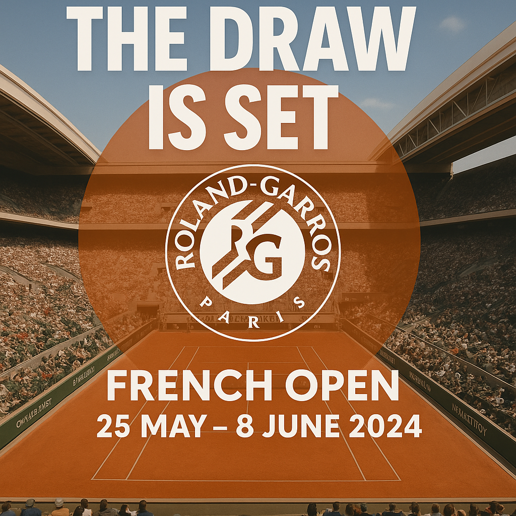 Featured image for article: Roland Garros 2025 Draw Set on Brckt.io