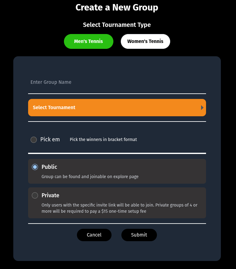 Create a New Group